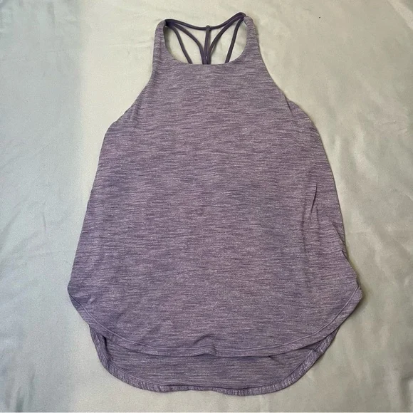 Lululemon Athletica Purple Tank Top With Built In Bra - Picture 1 of 4